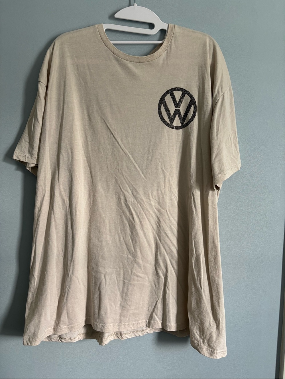 Men’s Beige Logo T-Shirt